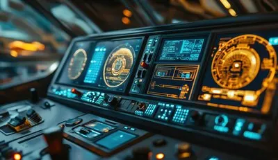 Control table of a spacecraft from the inside