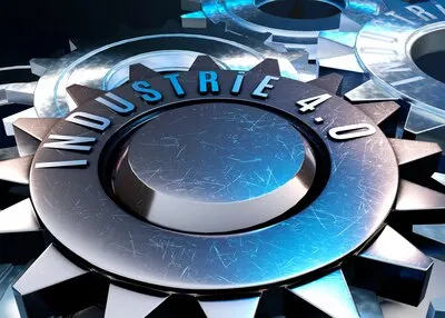 3d rendering of industry 40 concept